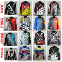 All FOX downhill suits spring and autumn long-sleeved tops mountain bike suits off-road motorcycle racing suits