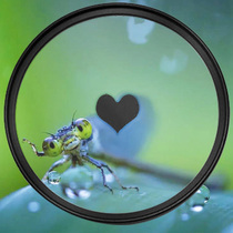 Eyecard Foldback Filter Heart Language Effect Magic Donut 77mm Autofocus double-sided coating Canon Nikon