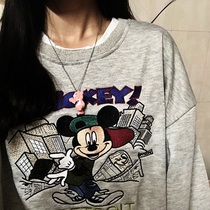 waitmore sweater women 2020 Autumn New coat Korean version of tide bf lazy wind thin pullover loose top