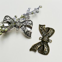 Free Home Alloy Retro Butterfly Knot Pendant Hair Accessories DIY material accessories bar Chirò Lolita Handmade Ornaments