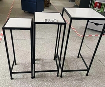 Promotional foreign trade original order Nordic simple style wrought iron three-way table set One set is not sold separately