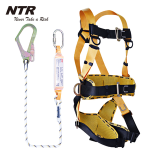nettle five-point air-conditioning safety belt high-altitude construction electrician site outdoor climbing fall safety belt 02