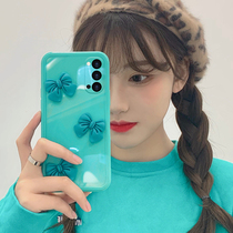 opporeno4pro mobile phone shell opporeno3pro protective sleeve opporeno4 lens full package Reno3 butterfly knot Reno4 full package anti-fall