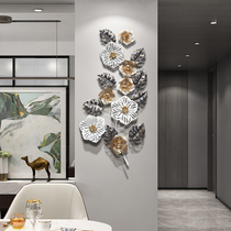 American creative three-dimensional sofa background wall ornaments home porch corridor wrought iron wall decoration