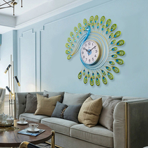 Nordic atmosphere trend clock home light luxury fashion living room creative decoration simple personality quartz clock