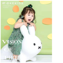 Movie House Children Photography Supplies Creativity Photo Props Rabbit Baby Inflatable Outside View Rabbit Toy Swing Piece Big White Rabbit