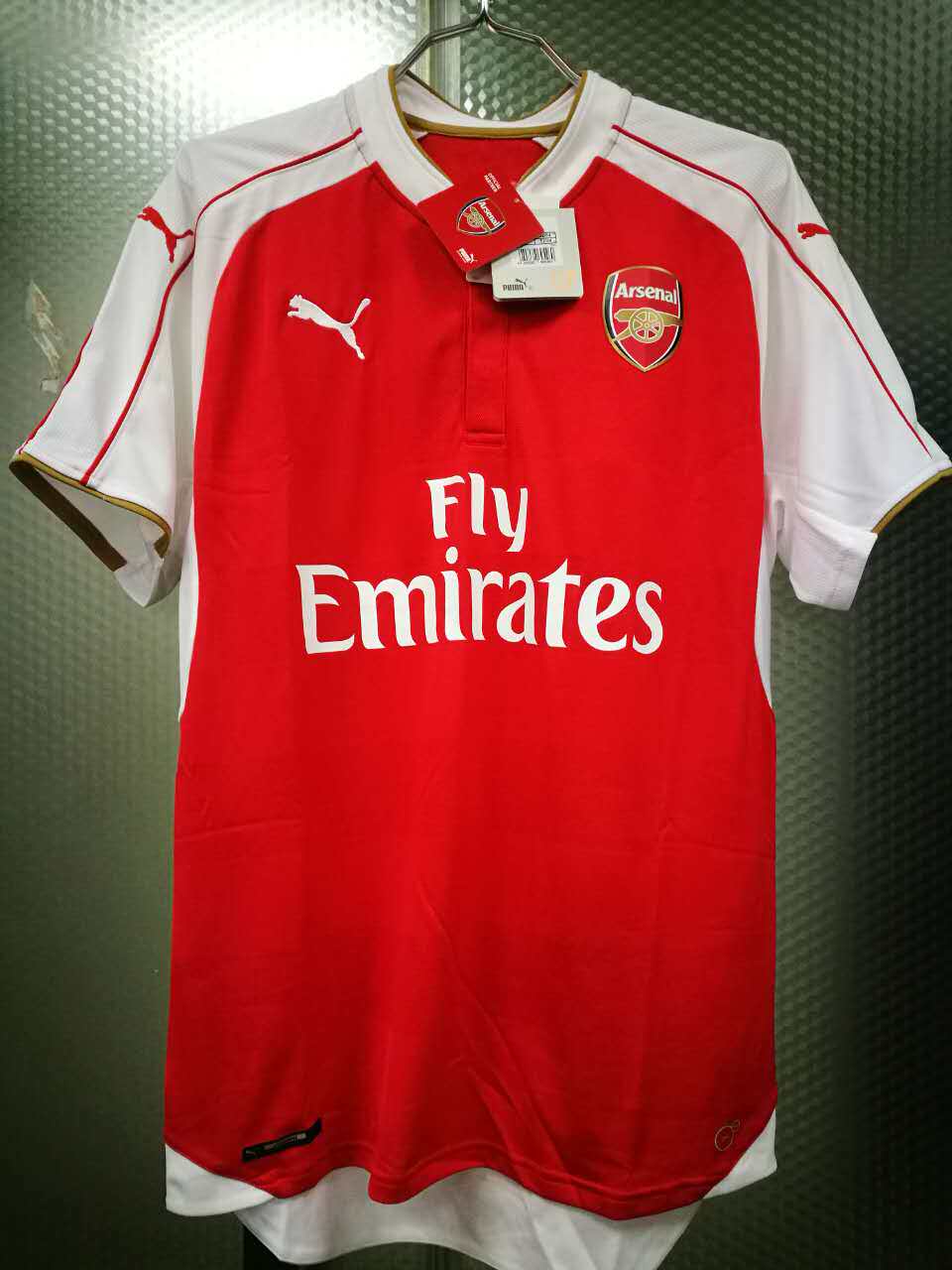 超级震撼价 阿森纳1516赛季主场球衣747566-01 可加英超官方印号
