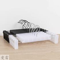 Clothing store frosted plastic pants rack pants clip household non-slip drying rack pants hanging clothing store pants rack hanger