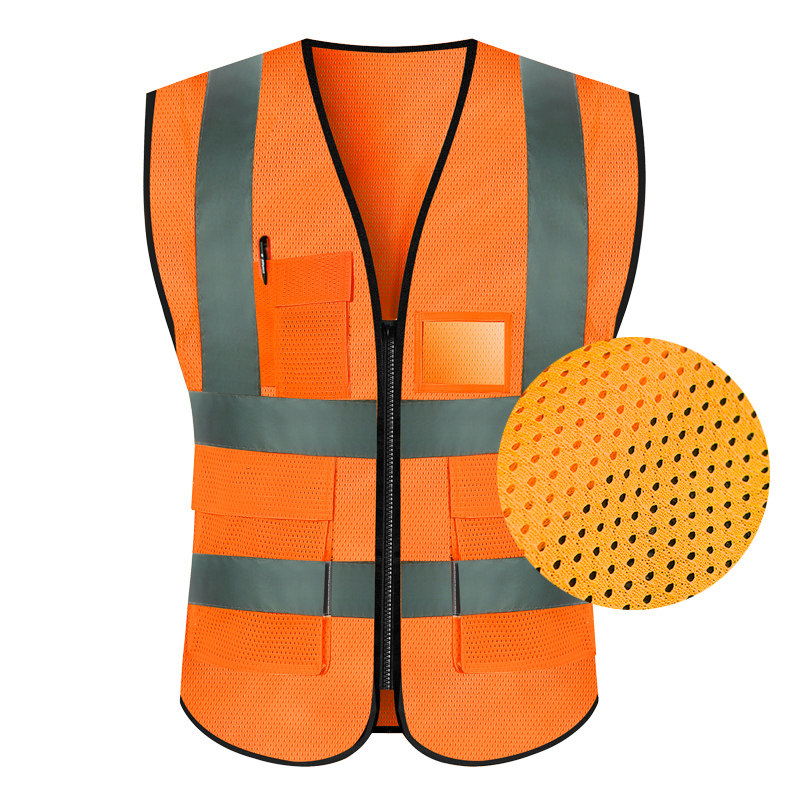 reflective vest vest construction site clothes driver car traffic safety night riding engineering vest customization