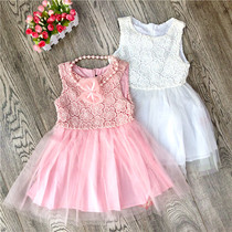 Attachments MILIBAM rice class childrens clothing MBOW72554H spring summer Net gauze Princess embroidered dress