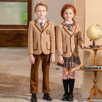 Kindergarten Garden Clothing Spring Autumn Clothing Primary School Children School Uniforms Sports Suit Sports Suit Autumn Winter Children Pure Cotton Class Clothing Three Sets