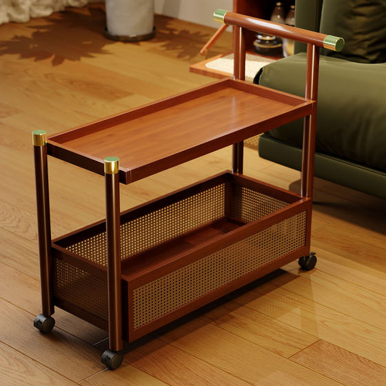 Cart snack storage rack Living room sofa side cabinet coffee table small table bedroom movable side table medieval style
Cart snack storage rack Living room sofa side cabinet coffee table small table bedroom movable side table medieval style