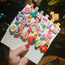2020 new baby hairclip headwear does not hurt hair cute baby female princess cartoon hair clip Korean tide