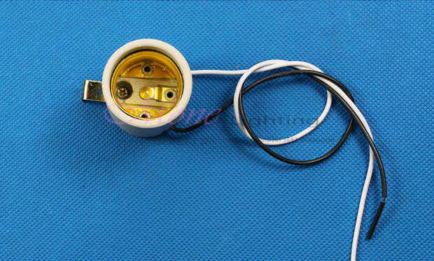 普通7字灯头 面包灯灯头 陶瓷灯头 e27灯头 吸顶灯灯头 长线灯头