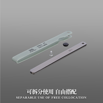 Dico high-precision stainless steel feeler gauge 0 02-1 0mm single-chip gap thickness gauge 14 17 pieces