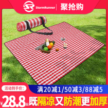 Net Red Picnic Mat outdoor Wild Cooking Home Tent Lawn Spring Tours Suburbs Moisture and waterproof portable mat ground mat