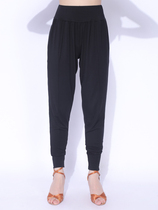 Modern dance clothing trousers Capri pants ethnic classical modal straight tube toe yoga fitness body practice pants