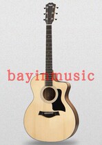 Le Taylor 114CE folk guitar face single missing corner electric box guitar ES2 pickup with bag