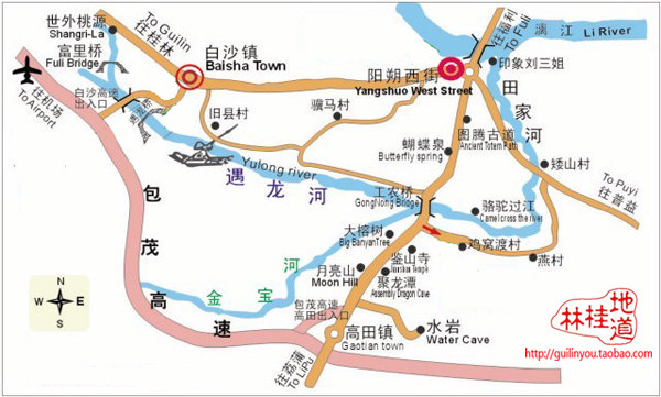 阳朔旅游区导览图,旅游导览图(第2页)_大山谷图库