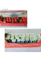 Nostalgic old stock 80-90 s plastic fragrant rubber white strip lipstick rubber