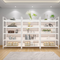 Shoe rack display cabinet display rack container bookcase steel wood bookshelf shelf cosmetic rack partition display cabinet