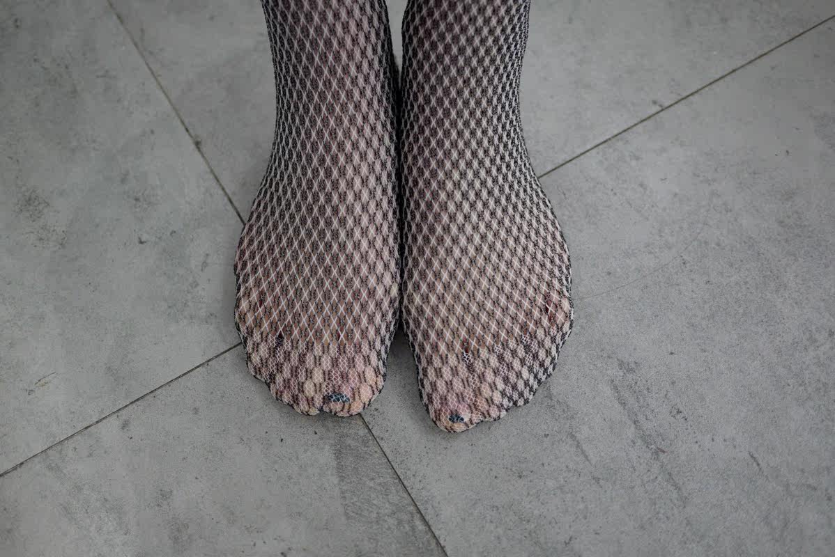 特价 韩国进口镂空性感混色网格袜渔网袜丝袜 薄 网眼连裤袜潮品