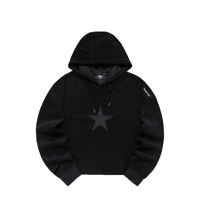 【2095】Настоящий черный женский свитшот