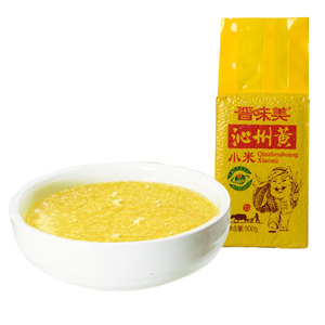 山西晋味美沁州黄 2018新黄小米500g吃的食用杂粮小米粥小黄米 子