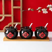 Seasoning Vinegar Jug Chilli Tank Suit Commercial Restaurant Creative Seasoning Box Soy Sauce Bottle Vinegar Bottle Hotel with a small size upscale