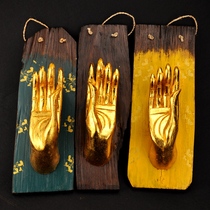 Thai bergamot ornaments creative home decoration solid wood carving bergamot Southeast Asia soft decoration porch ornaments