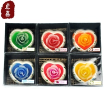 Ceramic fragrant wax Valentines Day gift box Thai incense handmade candle spa fragrance gift creative gift