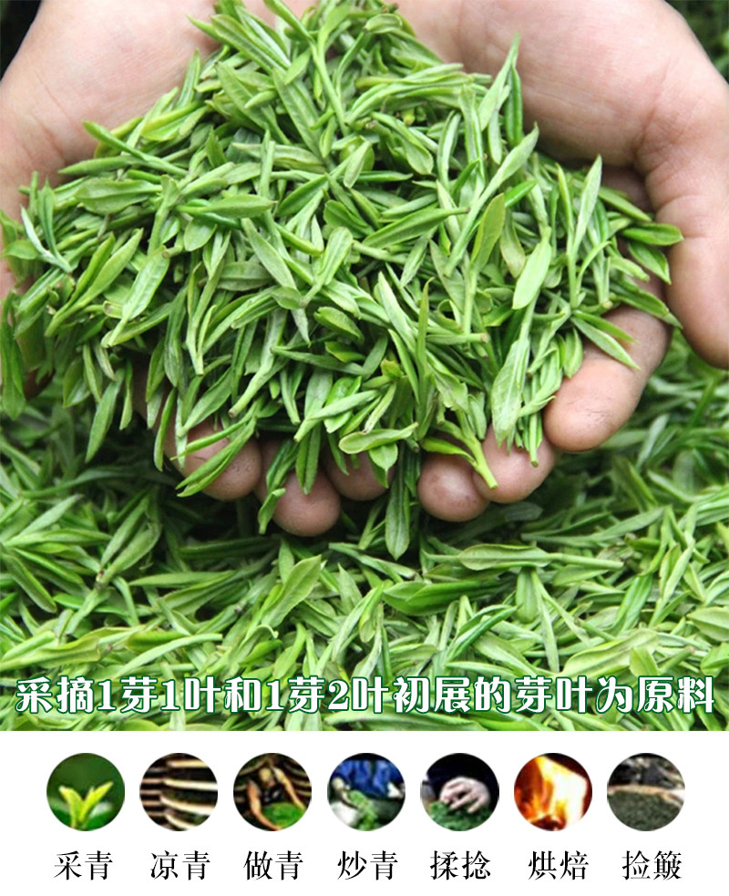 2019年正宗西湖龙井茶叶新茶明前浓香型春茶绿茶散装500g茶农直销