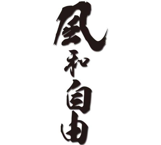 风和自由汽车装饰贴纸后窗贴机车摩托书法字改装贴花反光防水车贴