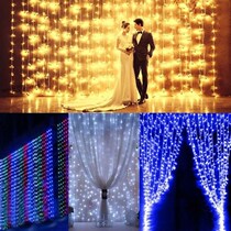 3m*3m 300LED 110-220V 30W Waterproof Window Curtain Icicle L