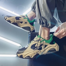 Autumn mens shoes new 2021 youth Korean version of the trend shoes mens trendy shoes wild dad ins Super Fire summer