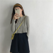 OPENING HOMEMADE EARLY AUTUMN PINK LONG SLEEVE T-SHIRT WOMAN 2021 AUTUMN NEW CARDIOVERT Elegant Short blouses