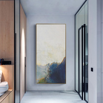 Abstract entrance decorative painting modern simple home background wall hanging painting walkway vertical stairwell light luxury murals