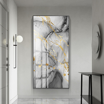 Entrance Xuanguan Decoration Painting Modern Minimalist Mural Corridor Aisle Hanging Painting Light Extravagant Abstract Vertical version In the door Xuanguan painting