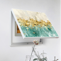 Punch-free meter box shielding painting distribution box electric switch decoration painting tile mural electric meter box hanging painting Nordic abstract