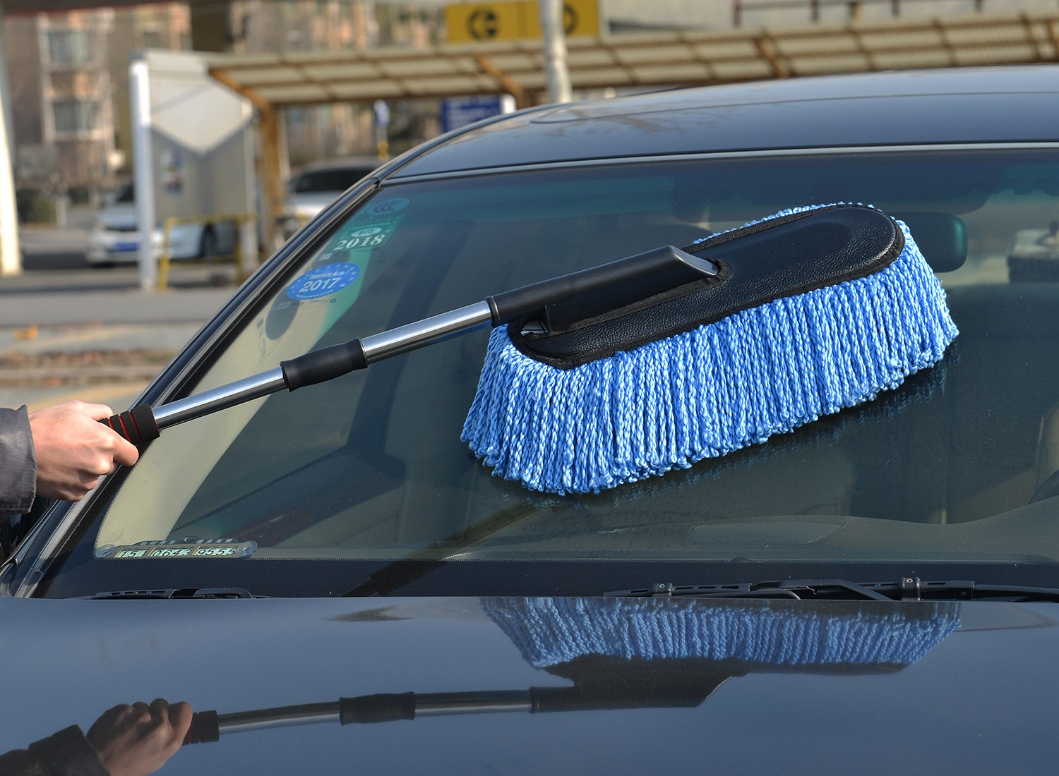 汽车除尘掸子洗车工具套装家用擦车拖把扫车灰尘掸子车用刷子清洁