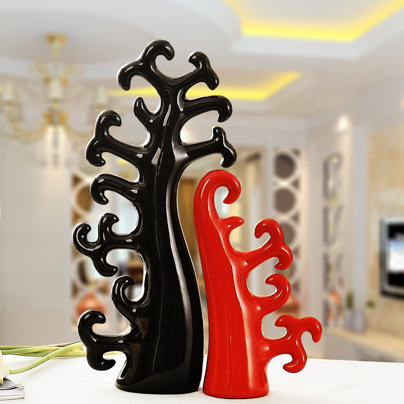 The Strong order wedding gift for the modern creative living room TV cabinet home decoration love tree furnishing articles of ceramic arts and crafts