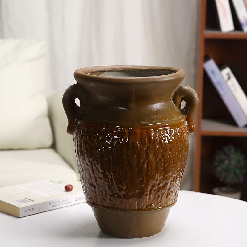 More meat big running the mage, jade compose butterfly orchid potted flower POTS, large diameter high model of ceramic flower POTS orchid flowers