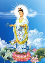 Tie Edge Exquisite Victory Net Earth View of BodhisattBodhisattBodhisattBodhisattva Buddhist Buddha Hall hung like a photographic paper double-sided plastic packaging