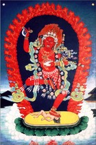 Portrait of the Buddha Tantric Vajra Portrait of the Mother Bodhisattva Thangka Photo Paper Double-sided Plastic Seal