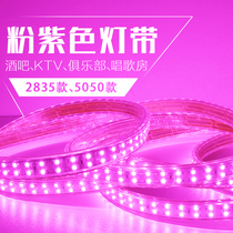 Pink 220Vled fun sexy light bar Living room ceiling rose red violet patch light belt purple light belt