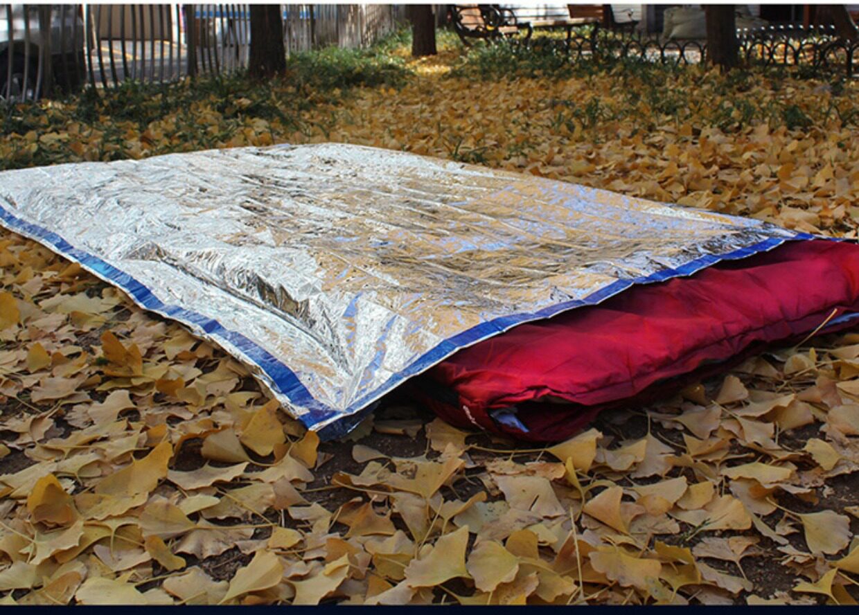 户外保温急救睡袋救生工具反光应急睡袋便携太空毯保暖袋地震求生