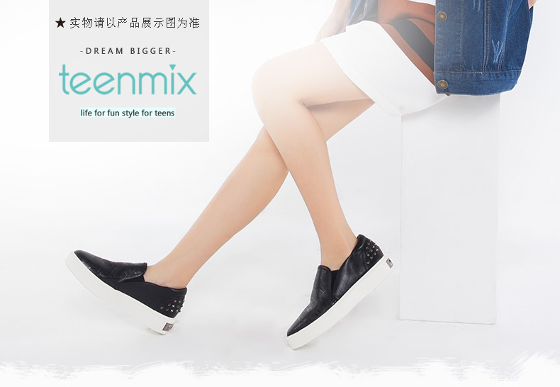 gucci樂福鞋尺碼偏大嗎6 Teenmix 天美意秋專櫃同款純色牛皮革樂福鞋女單鞋6WG20CM6 gucci樂福鞋