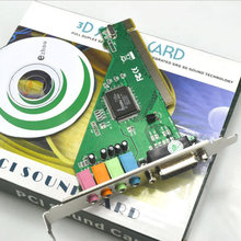 Звуковая карта PCI 8738 Настольный компьютер Встроенная звуковая карта Игровая ведущая Голосовая независимая звуковая карта