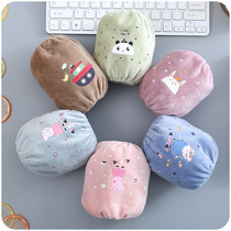 Baby children short cartoon cotton sleeves Autumn and winter baby cute sleeves little virgin infant child sleeves