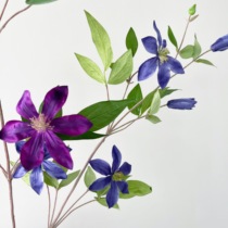 High-end simulation flower clematis home decoration model room layout fake flower wedding decoration